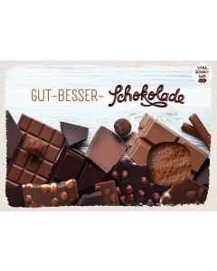 Schokokarte 'Gut-besser-Schokolade'