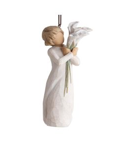 Schoene Gruesse/Beautiful Wishes Ornament /11,5 cm