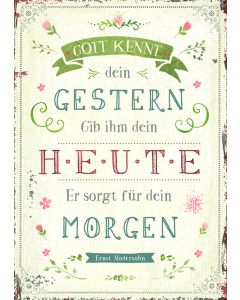 Postkarte 'Gott kennt dein Gestern' 1EX