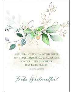 Postkarte 'Frohe Weihnachten'