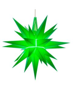 Herrnhuter Stern A1e 13 cm grün (LED)
