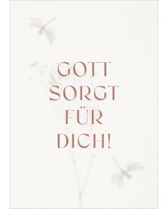 Postkarte 'Gott sorgt für dich!' 12 Ex.