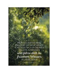 Postkarte 'Mein geliebtes Kind' 4 Ex.