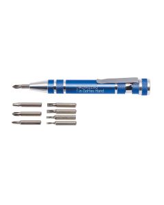 Stift-Bit-Set 8-teilig, blau