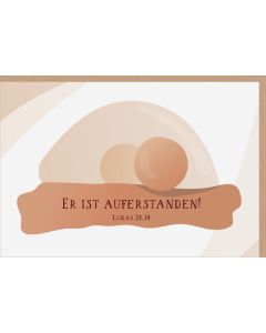 Faltkarte 'Er ist auferstanden'