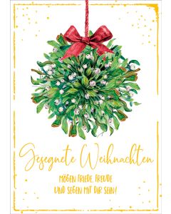 Postkarte 'Gesegnete Weihnachten' 10 Ex.