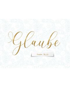 Postkarte 'Glaube - Psalm 73,23' 10 Ex.