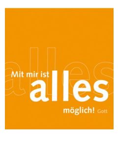 Typo-Card 'Mit mir ist alles möglich'