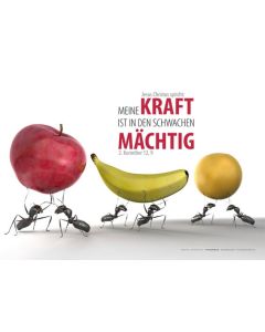 Poster A4 'Meine Kraft ist in den ...'